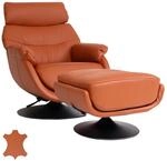 Mendler Relaxsessel mit Hocker HWC-K99, Fernsehsessel Sessel, Wippfunktion...