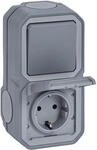 LEGRAND, Plexo New Feuchtraum-AP-Universal-Aus-/Wechselschalter (1-polig) &