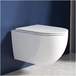 Rainsworth H&auml;nge WC Sp&uuml;lrandlos Toilette - 360&deg; Einloch Superspin Sp&uuml;lung...