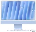 Apple iMac All-in-One Desktop-Computer mit M4 Chip mit 8 Core CPU und 8 Core GPU: 24"
