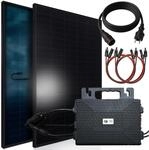 SUNNIVA 920W Balkonkraftwerk BIFAZIAL FULLBLACK komplett Steckdose ASTRO-E 800W