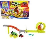 Hot Wheels Monster Trucks Race & Chase Challenge Track inkl. 2 Autos.