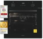 Exquisit Einbaubackofen EBE278-U-020 schwarz | EEK: A | 76 l Garraum | Timer 