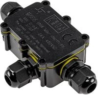 ChiliTec Abzweigdose Aussen IP68 Wasserdicht 3-Fach Kabelverbinder Box 3-polige