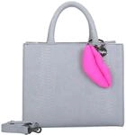 Buffalo Damen Big Boxy Coll. Scaled Snake Blue Shopper