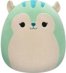 Squishmallow Pl&uuml;schtier Fuyuki, das gr&uuml;ne Eichh&ouml;rnchen 20 cm &ndash; Squishmallows