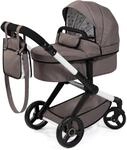 Bayer Design 17086AB Puppenwagen Xeo mit Tasche, h&ouml;henverstellbarer Griff,