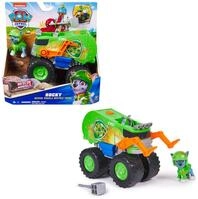PAW PATROL Rescue Wheels - Rockys Recycling Monstertruck mit Geschoss-Abwurf und