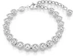 Swarovski Imber Tennis Armband, Rhodiniertes Damenarmband mit Strahlenden Swarovski