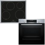Bosch HBD675CS62, Backofen-Set, Einbau-Backofen 60 cm, HBG578BS3, Serie 6, Air Fry,