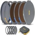 NiSi JetMag Pro Magnetische Filter Kit 82mm mit Verriegelung - Filmmaker Kit (FS ND4,