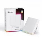 SONOFF T5 2 Gang WiFi Smart Touch Lichtschalter, 2 Wege Wireless Wandlichtschalter,