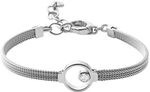 Skagen Damen Edelstahl Mesh Armband ELIN, 16,5 cm L&auml;nge, 4 cm Verl&auml;ngerung mit