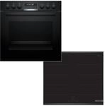 Bosch Einbauherd-Set HND679LS67, Serie 6 Einbau-Herd 60 cm mit