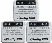 SHELLY WLAN-Leistungsmesser Plus PM Mini Gen.3, wei&szlig;, 3 St&uuml;ck