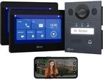 Goliath Basic Video T&uuml;rsprechanlage, 2 Draht Bus, 2X 7 Zoll Monitor, Aufputz