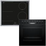 Bosch HND616LS63 Einbauherd-Set, Bestehend aus HEG517BB4 Herd, 60 x 60 cm, 3D