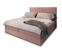 Masseno Boxspringbett PISA 180x200 cm Komplett-Set mit Matratze und Topper,