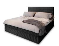 Masseno Boxspringbett PISA 180x200 cm Komplett-Set mit Matratze und Topper,