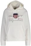 Gant Damen Archive Shield Hoodie Kapuzenpullover, Eggshell, 38