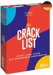 CRACK LIST &ndash; Stadt Land Fluss Kartenspiel | Modernes Wortspiel mit taktischen