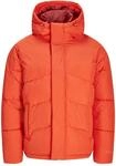 JACK & JONES Herren Jjworld Puffer Jacket Pufferjacke, Dragon Fire,M