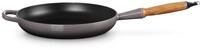 LE CREUSET Signature gusseiserne Bratpfanne mit Holzgriff 28 cm Flint, 20258284440422