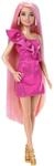 Barbie-Puppe, Fun & Fancy-Haar mit extralangem, farbenfrohem blondem Haar und