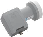 WISI Universal Single-LNB OC 01 E in Lichtgrau mit 40mm Feeddurchmesser f&uuml;r 1
