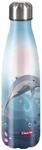 Step by Step Isolierte Edelstahltrinkflasche &bdquo;Dolphin Pippa blau, f&uuml;r