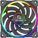 Akasa SOHO AR12 Reverse Blade, 120mm Case Fan with Reverse Flow, Addressable RGB MHD