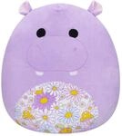 Squishmallows SQCR05494 - Hanna das lila Nilpferd 50 cm, offizielles Jazwares