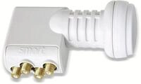 Smart Titanium Universal TQS Quad-LNB Teilnehmer-Anzahl: 4 Feedaufnahme: 40 mm...