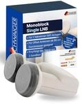 Schwaiger Monoblock Single LNB I Low Noise Blockconverter f&uuml;r 1 Teilnehmer I f&uuml;r