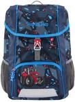 Step by Step Rucksack-Set Kid &bdquo;Tractor Freddy, blau, mit Sitzkissen, ergonomischer