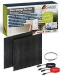 SCHWAIGER Balkonkraftwerk Slim‑Line 2er Set mit 400 Wp Glas Solarpanels I 2x