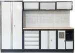 STIER Werkstatteinrichtung Basic, 4-teilig, modular, mit Lochwand und
