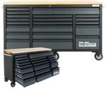 TRUTZHOLM Werkstattwagen Mobile Werkbank Deluxe XXL 20 Schubladen Werkzeugwagen leer