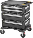 DeWALT Werkzeugwagen ToughSystem DXL Tower 5in1, 3 Werkzeugboxen, Arbeitsfl&auml;che,
