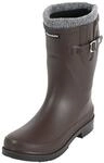 Regenliebe Damen Gummistiefel Pf&uuml;tze-W warm gef&uuml;ttert halbhoher Regenstiefel,