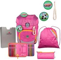 DerDieDas ErgoFlex Tiny Exklusiv Eco Schulranzenset 5-teilig Pink Planet