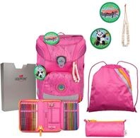 DerDieDas ErgoFlex Easy Exklusiv Neon Schulranzenset 5-teilig Pink Planet