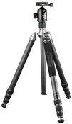 JUSINO Profi Traveller Tripod Monopodfunktion Karbon + Stativkopf TK-324C + BH-68