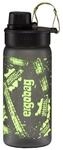 ergobag Trinkflasche Speed - Grau | Mit ergobag Motiv, 550 ml, auslaufsicher,...