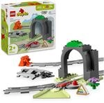 LEGO DUPLO Eisenbahntunnel und Schienen &ndash; Erweiterungsset - Lernspielzeug f&uuml;r