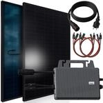 SUNNIVA&reg; 920W Balkonkraftwerk BIFAZIAL FULLBLACK komplett Steckdose TSUN 800W
