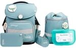 SCHOOL-MOOD Timeless Pro Schulranzenset 7-teilig 23,5L Stauraum, ergonomisches Easy