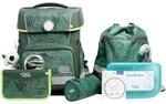 SCHOOL-MOOD Champion Pro Daniel Dinosaurier Schulranzenset 7-teilig 21,5L Stauraum,