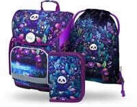 Baagl Schulranzen Jungen M&auml;dchen Set 3 Teilig, Ergo Schultasche f&uuml;r 1. Klasse,