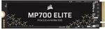 Corsair MP700 Elite 1TB PCIe 5.0 x4 NVMe M.2 SSD &ndash; Bis zu 10,000MB/sec &ndash; Hohe